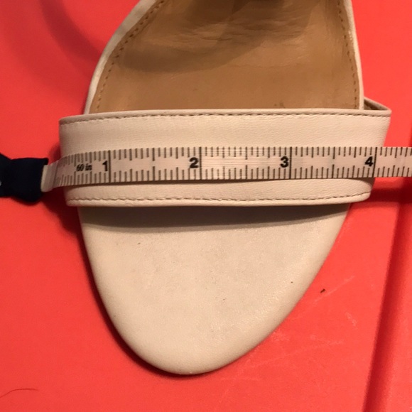 ANTONIO MELANI White Leather Strap High Heels - Picture 9 of 10